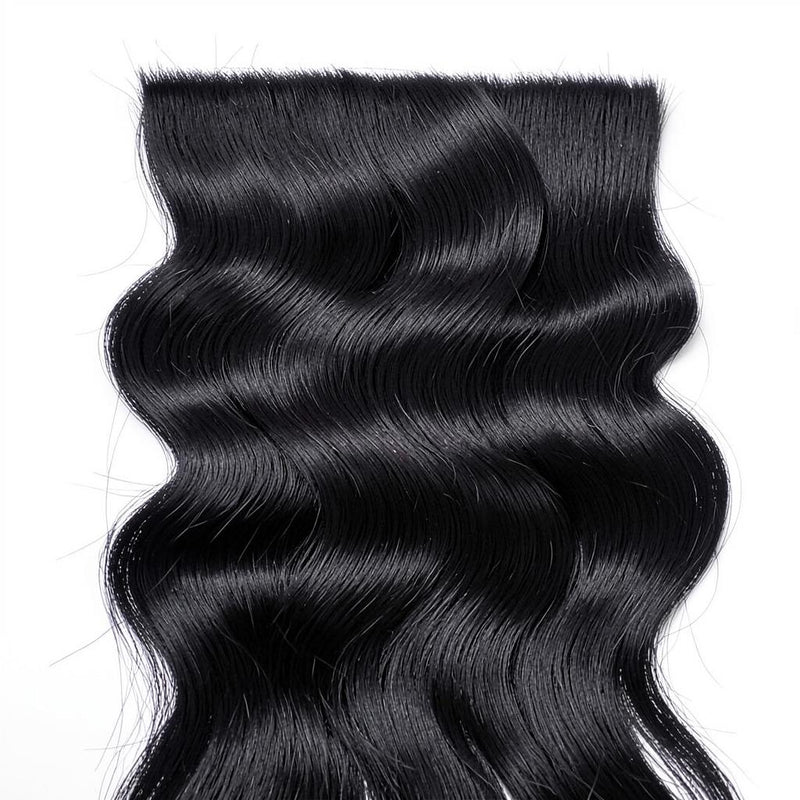 Body Wave single donor raw hair in 1B natural black
