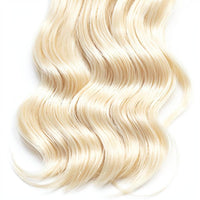 Body Wave single donor raw hair in 613 platinum blonde